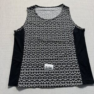 Coolibar Swim Shirt Womens XXL Black White Geometric UPF 50 New Without Tags